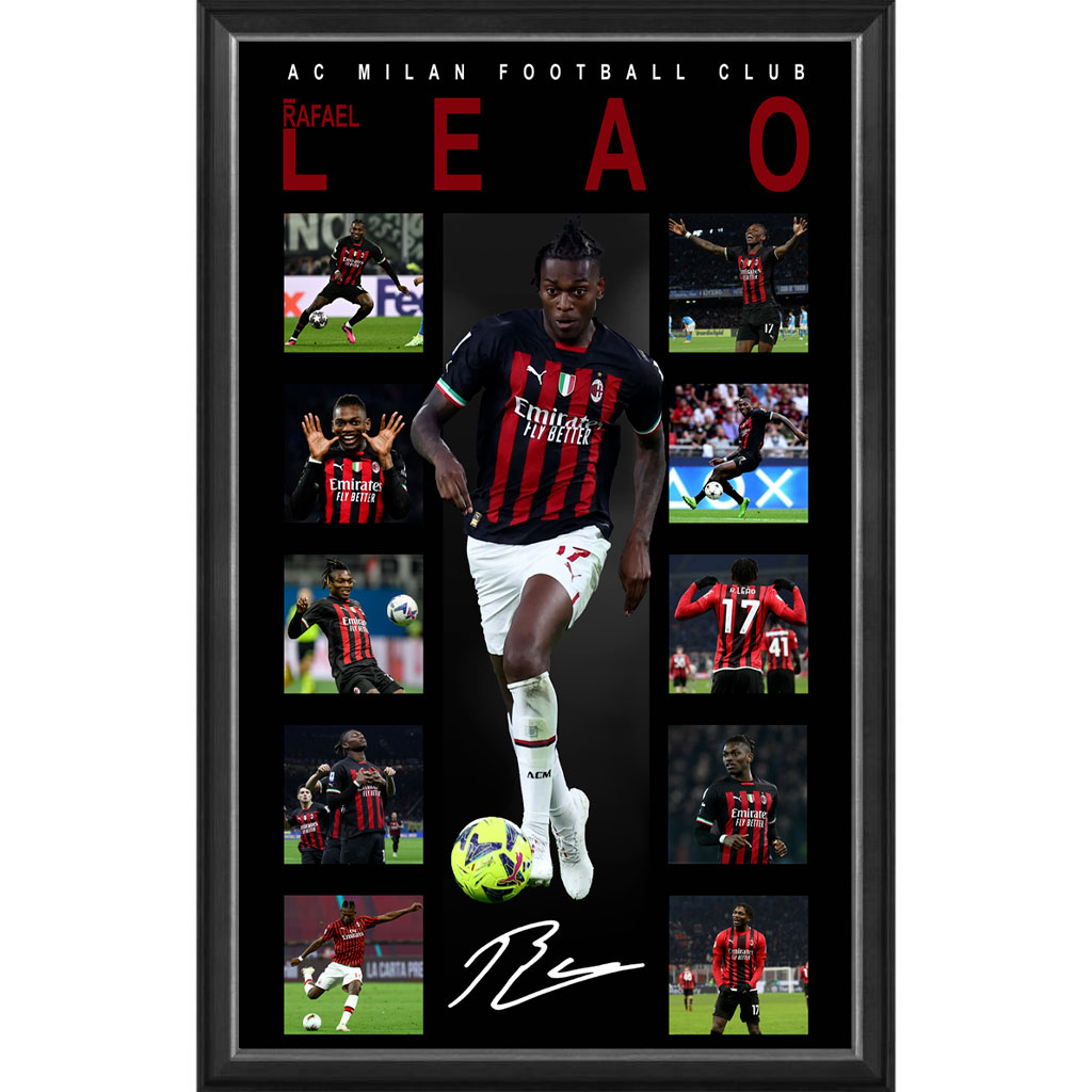 Soccer – Rafael Leao AC Milan Vertiramic Print