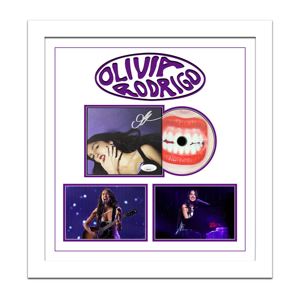 Music – Olivia Rodrigo – GUTS Framed CD Album (JSA COA)