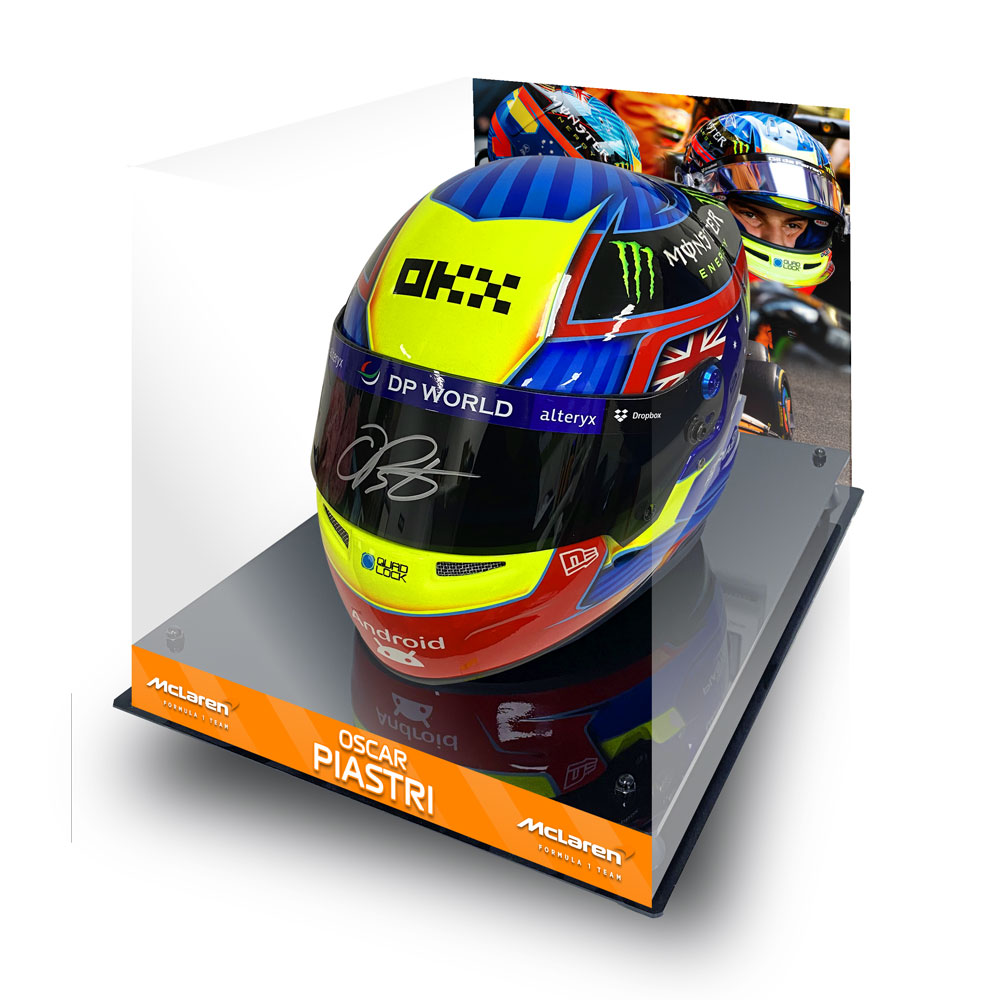 Formula 1 – Oscar Piastri Hand Signed McLaren Race Helmet