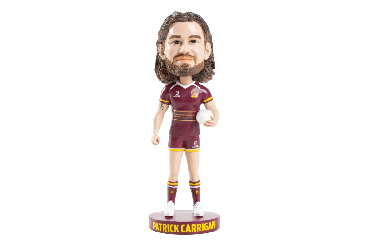 PATRICK CARRIGAN Brisbane Broncos NRL Bobblehead