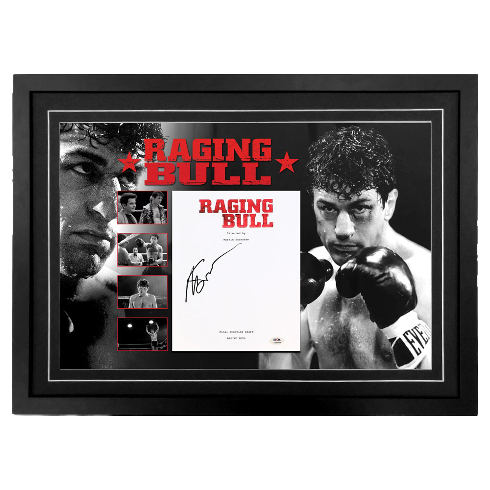 Martin Scorsese Signed & Framed “Raging Bull” 8×...