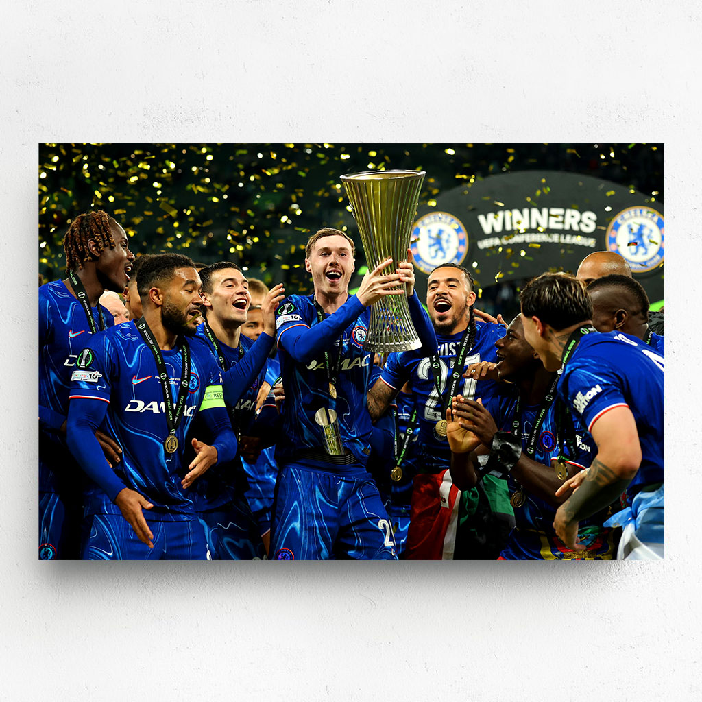 Canvas – Chelsea 2025 UEFA Conference League Champions H1