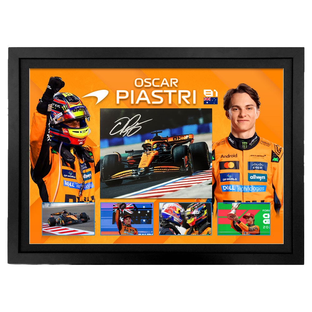 Formula 1 – Oscar Piastri Signed & Framed 8×10 Photo D...