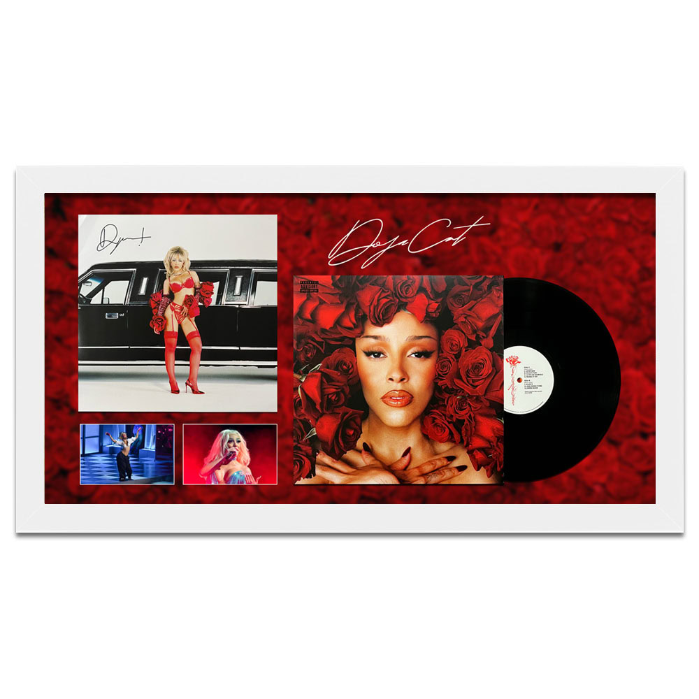 Doja Cat – “Vei” Framed Vinyl Album With Signed Prin...