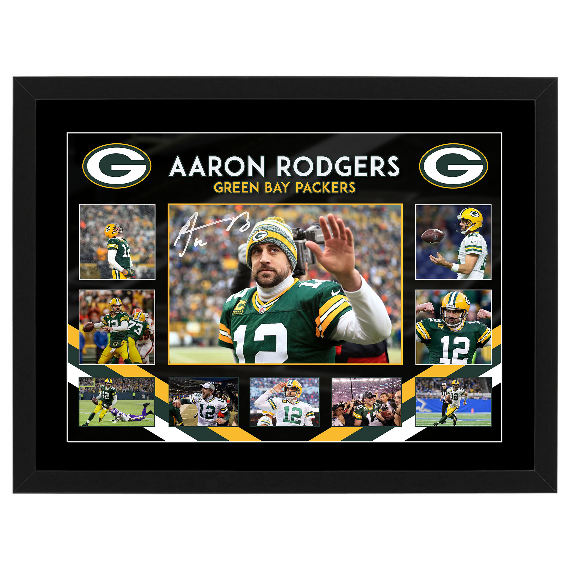 NFL – Aaron Rodger Green Bay Packers Framed Large Photo Collage