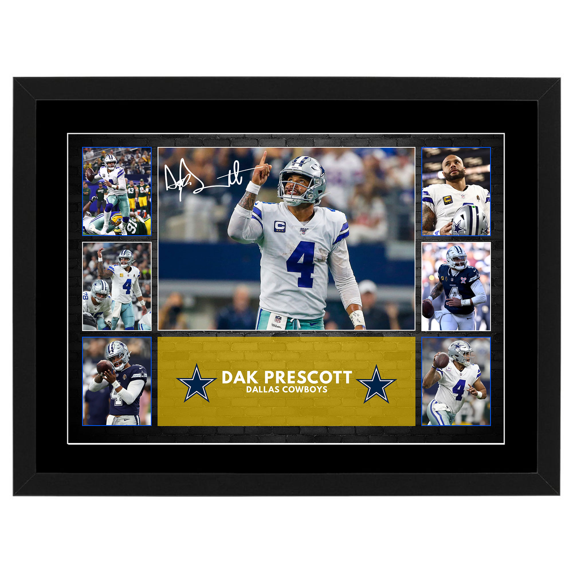NFL – Dak Prescott Dallas Cowboys Framed Pre Print