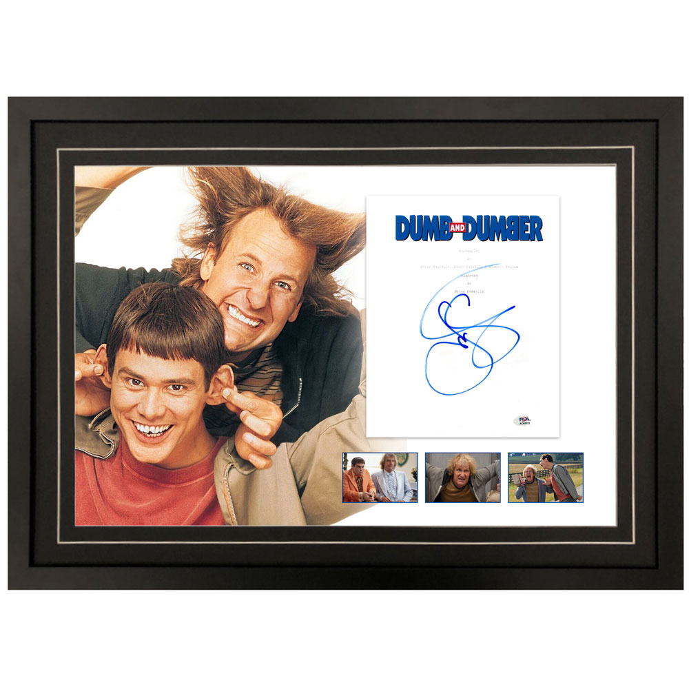Jeff Daniels “Dumb & Dumber” Signed & Framed 8×10 P...