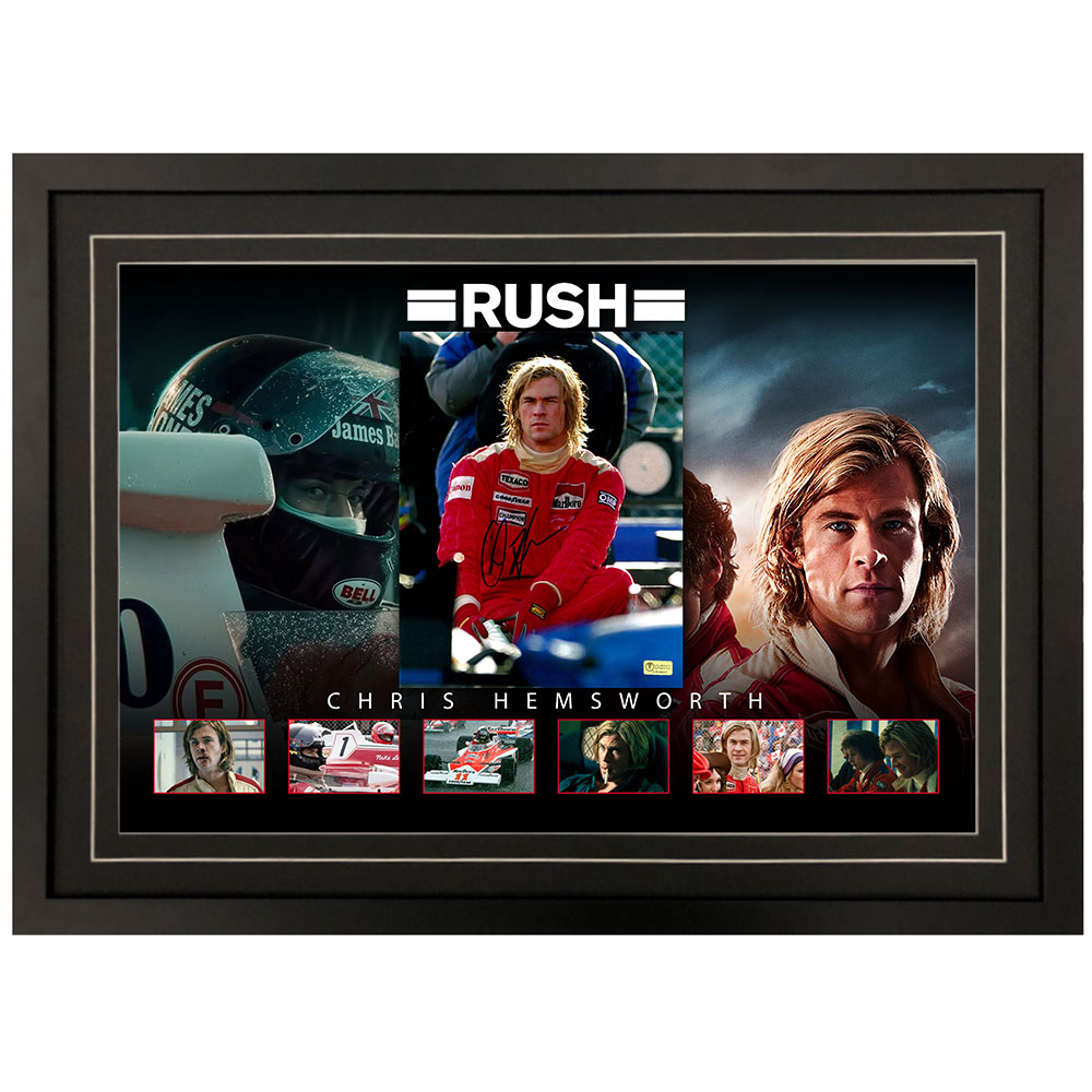Chris Hemsworth – “Rush” Signed & Framed 8×...