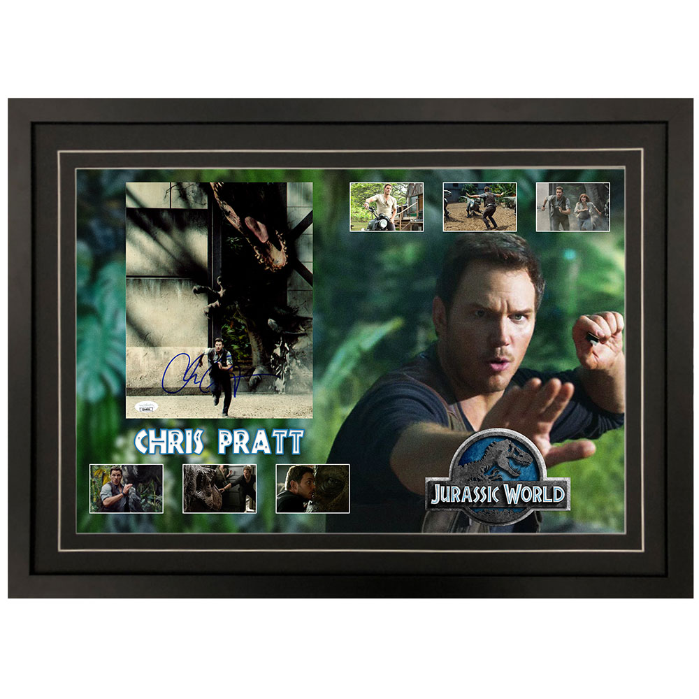 Chris Pratt – “Jurassic World” Signed & Framed ...