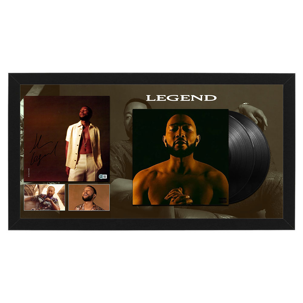 John Legend – Legend Framed Vinyl Album With Signed Print (Becke...