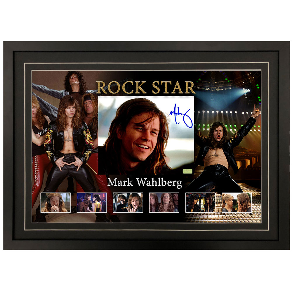 Mark Wahlberg – “Rock Star” Signed & Framed 8&#...