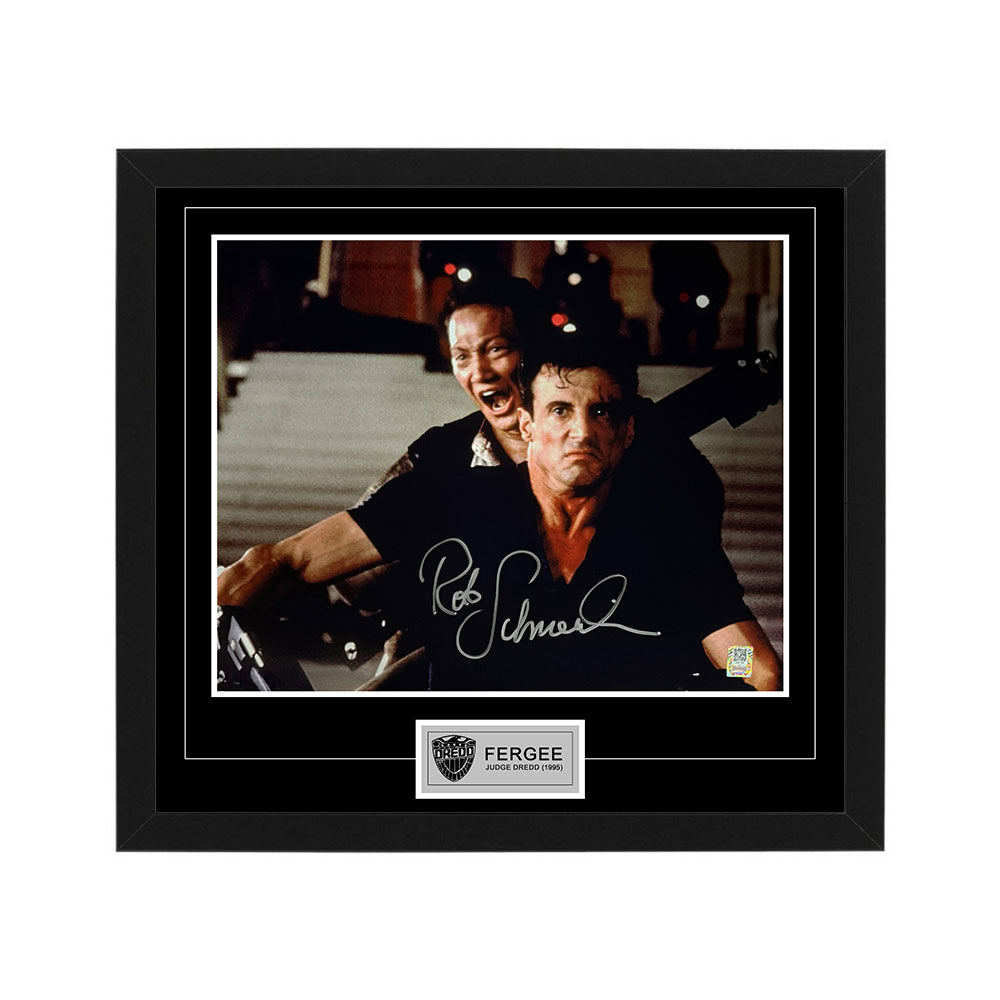 Rob Schneider – “Judge Dredd” Signed & Framed 1...