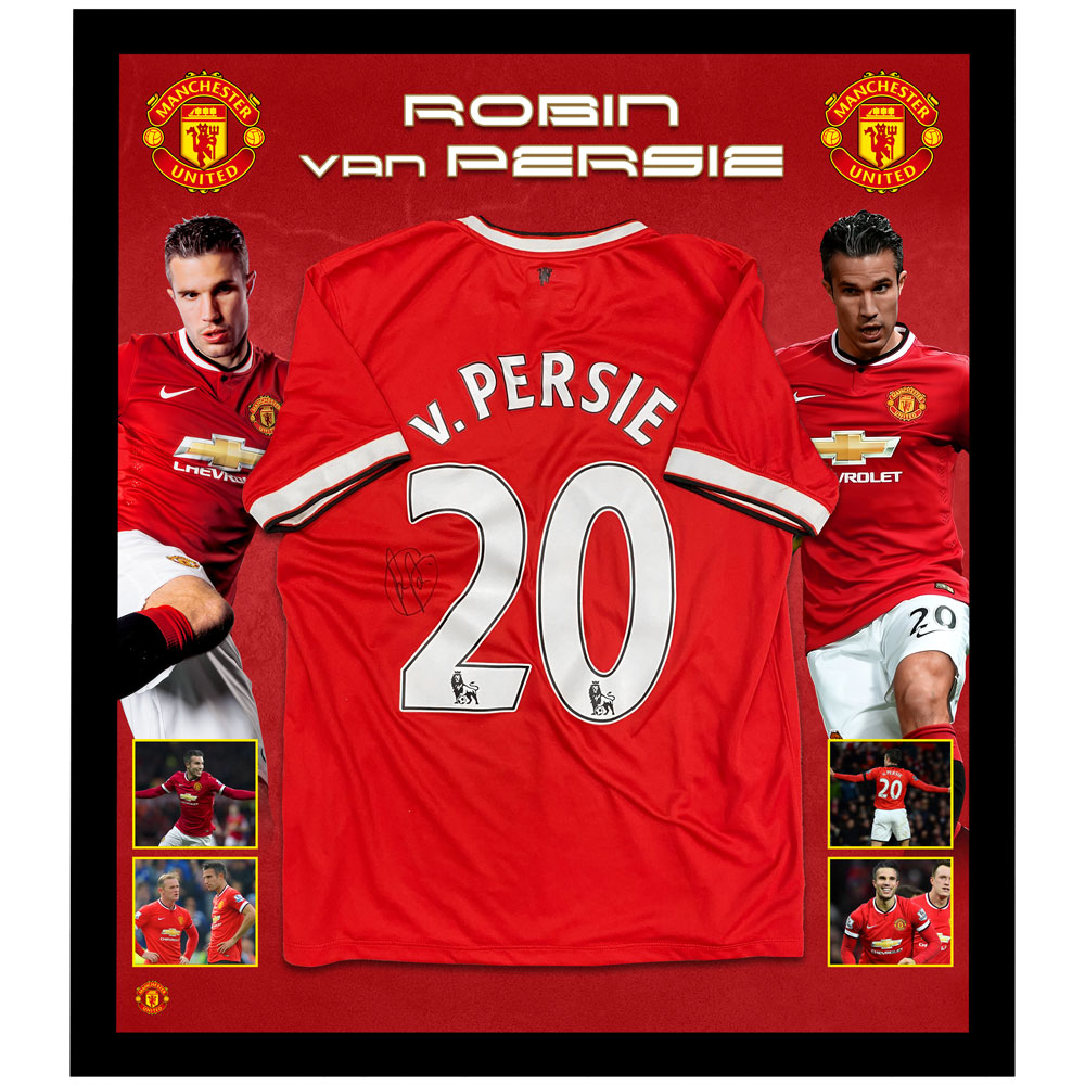 Soccer – Robin Van Persie Signed & Framed Manchester United Jer...