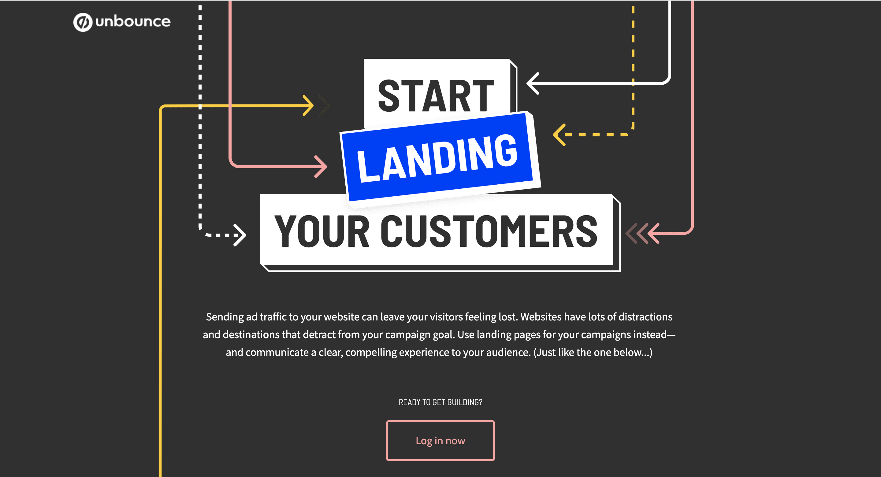 Screenshot image of Unbounce