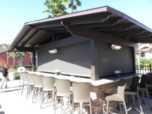 Motorized or Manual Exterior Shades