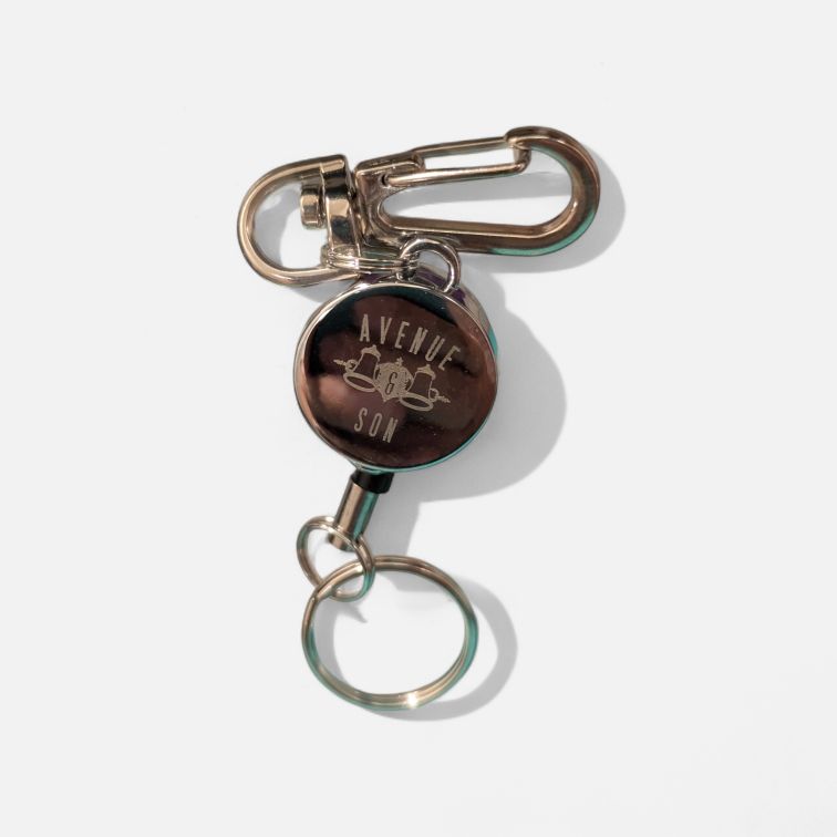 AVENUE&SON キーホルダー リール式