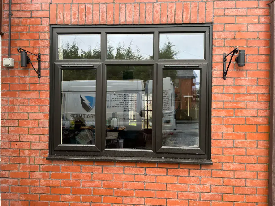 black casement window