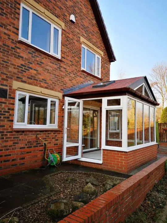 lean to warm roof