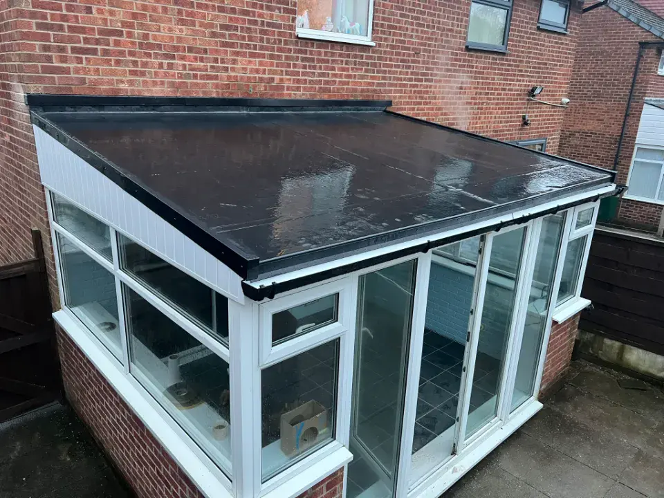 epdm roof of conservatory