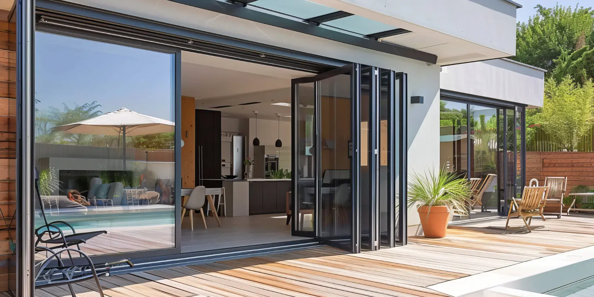 aluminium bifold door
