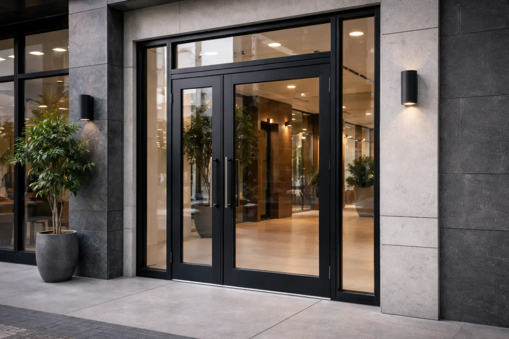 aluminium front door