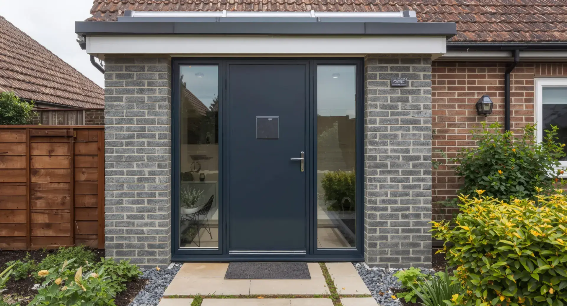 aluminium front door