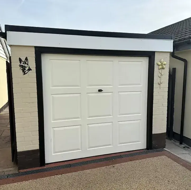 white garage