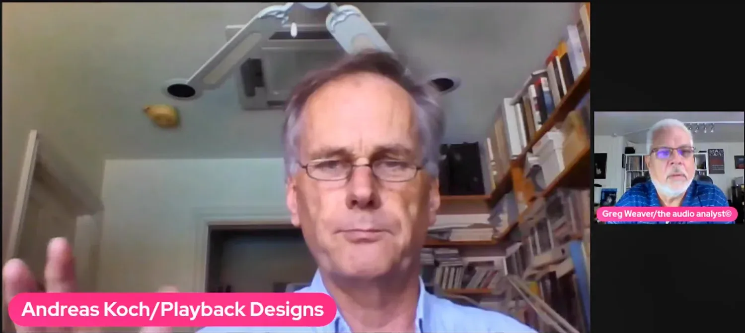 Greg WEAVER (THE AUDIO ANALYST) interviewe Andres KOCH