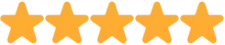 5 étoiles pleines de couleur orange