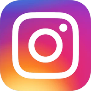 Logo Instagram sur fond transparent
