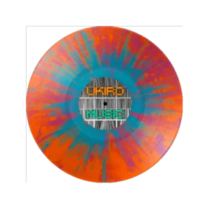 Logo Ukiro Music rouge et bleu sur fond transparent