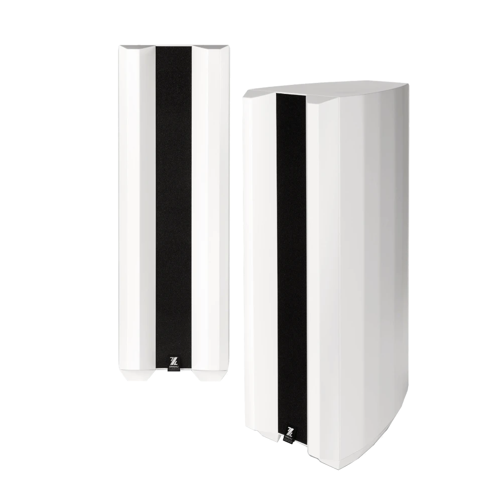 Enceinte Zingali Quantum Array 2.10 finition satin Black et Walnut