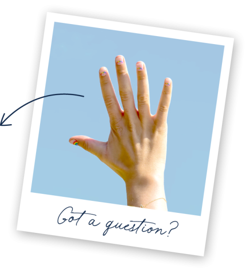 FAQ-image A hand in the air to represent raising your hand for a question