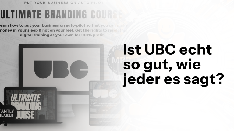 „UBC + MRR“ Test & Erfahrung (+ 95€ Alternative) Produktbild