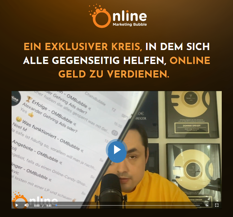 Online Marketing Bubble Erfahrungsbericht