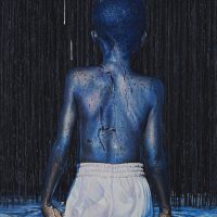WATER 
 oil on canvas, 100x70cm
