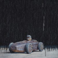 BUGATTI I 
 oil on canvas, 110x100cm