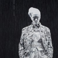 HARLEQUIN 
 oil on canvas, 160x130cm