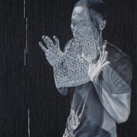 RAIN II 
 oil on canvas, 180x130cm