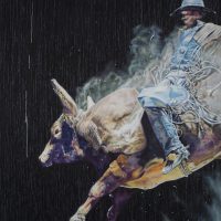 RODEO 
 oil on canvas, 200x180cm