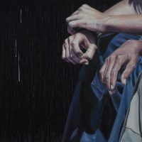 WAITING 
 oil on canvas, 80x100cm