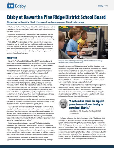 Edsby at Kawartha Pine Ridge District School Board