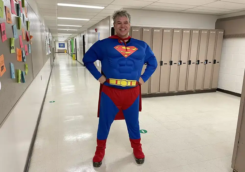 Teacher Chris Robertson on Edsby