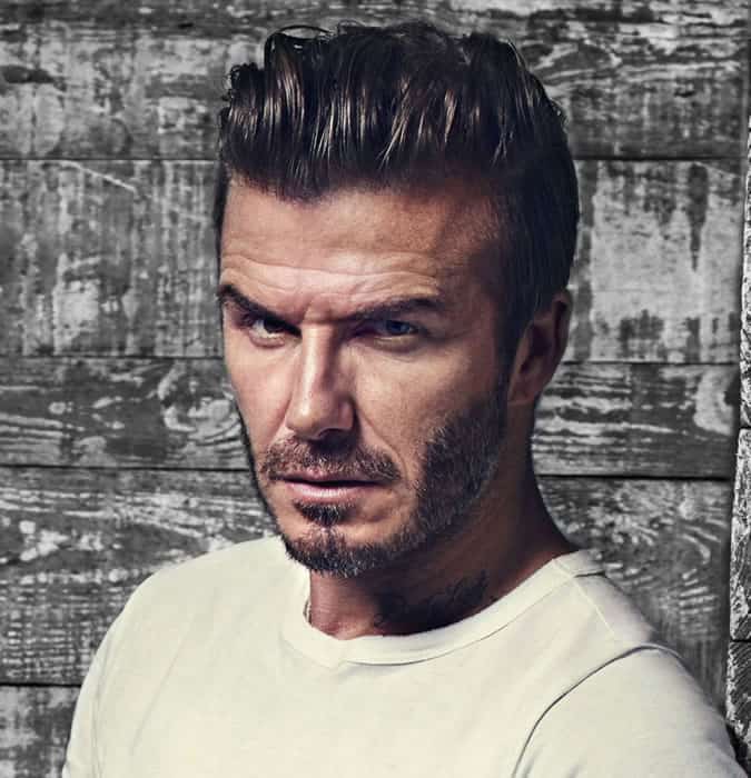 David Beckham Pompadour Hairstyle