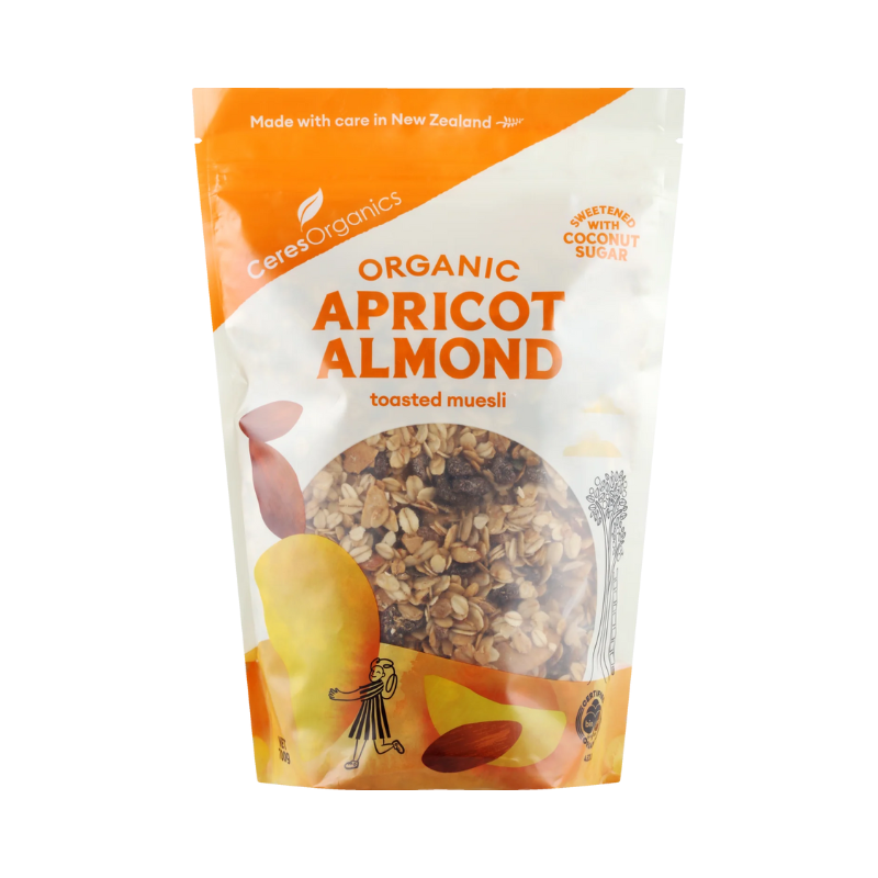 Organic Muesli – Apricot & Almond 700g (Ceres)