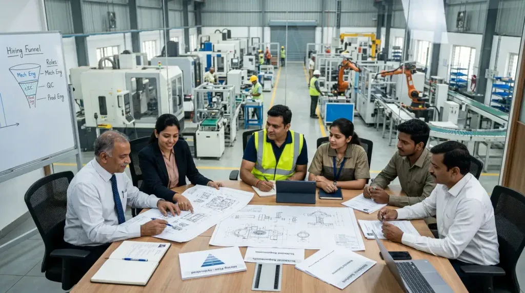 Engineering Staffing Services Hyderabad | Manufacturing Hiring