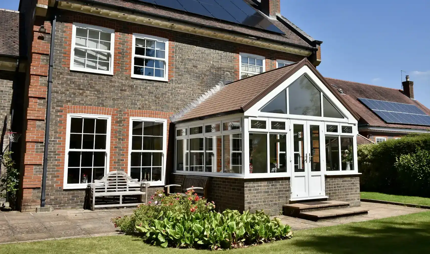 brick gable conservatory