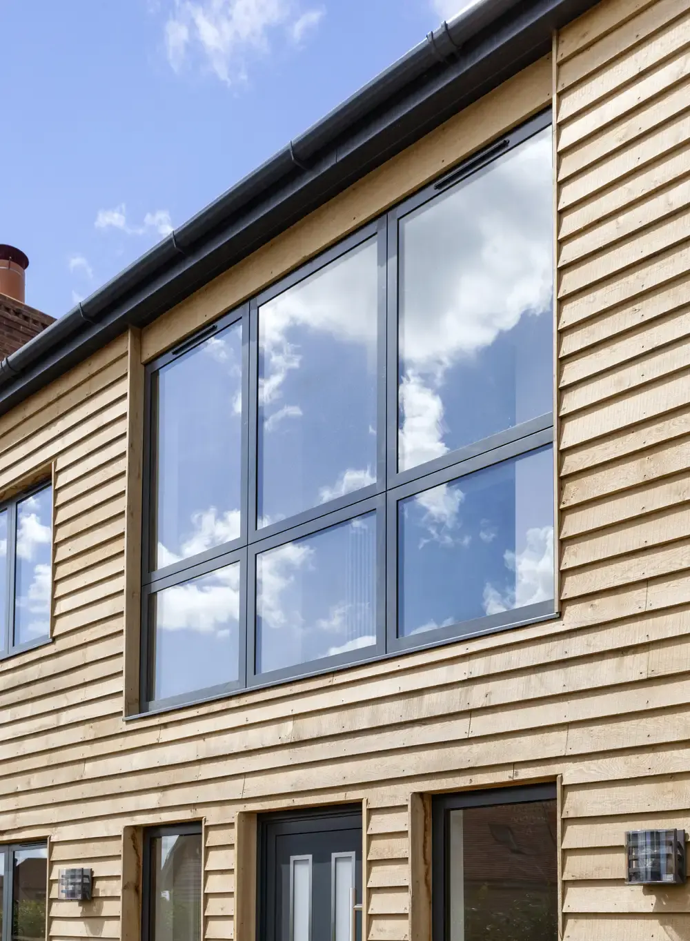 aluminium flush window