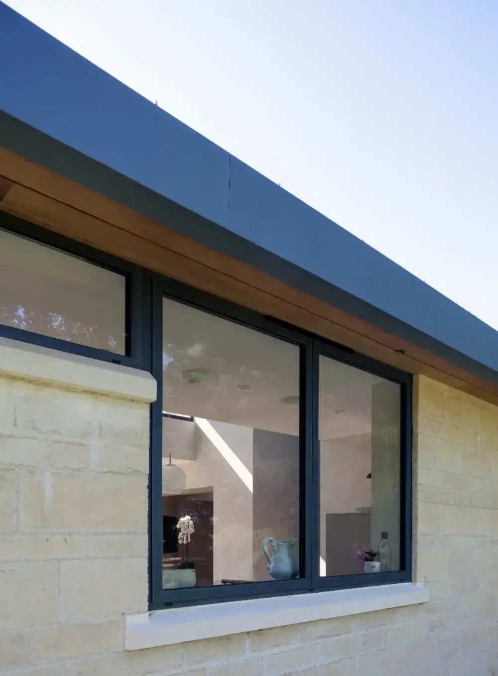 aluminium flush window