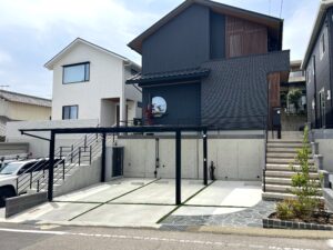和モダンスタイルの新築外構
